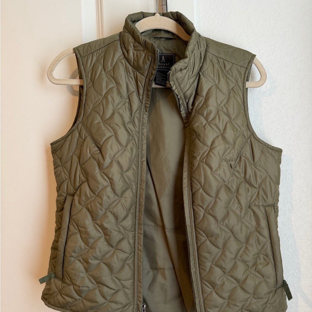 Royal Robbins Olive Quilted Vest